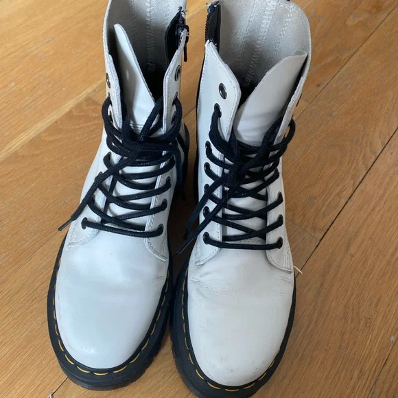 White Jadon Doc Martens - Picture 2 of 6
